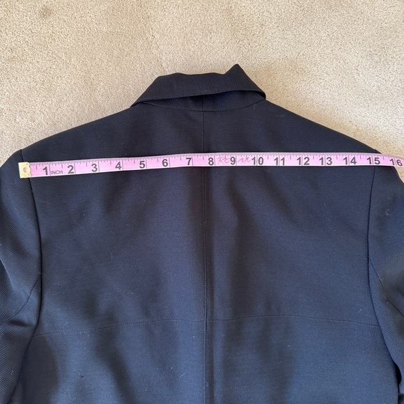Vintage Classic Black Women's Blazer 8P - Picture 10 of 11